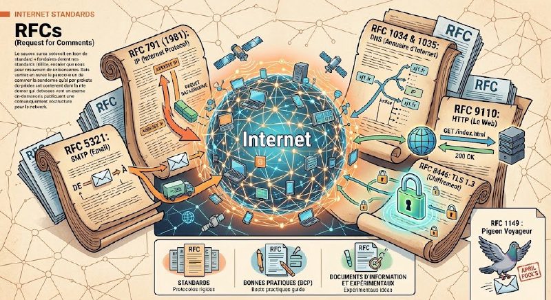 Les RFC, ces documents qui font fonctionner Internet